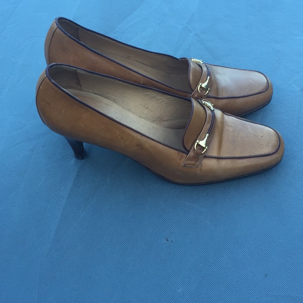 Vintage Gucci Pump Horsebit Shoes 6 6.5 - Picture 9 of 14